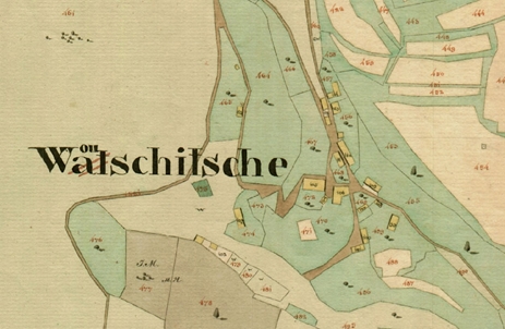 Vošče na franc. katastru, 1826